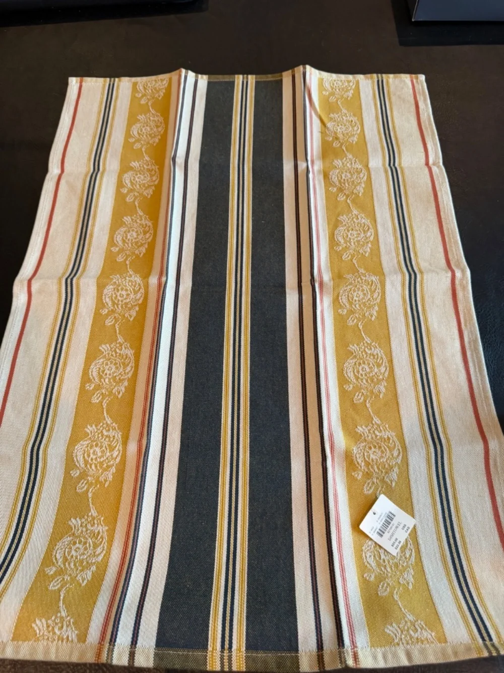 Anthropologie Dishtowels Set of 4 NWT Types of Glasses Kitchen